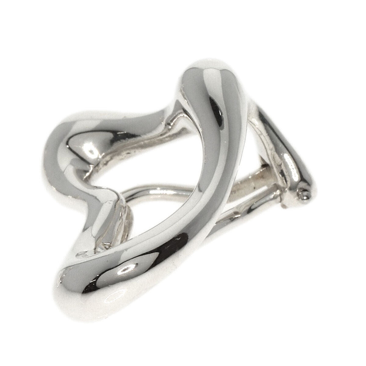 TIFFANY&Co. Earring Open heart Silver