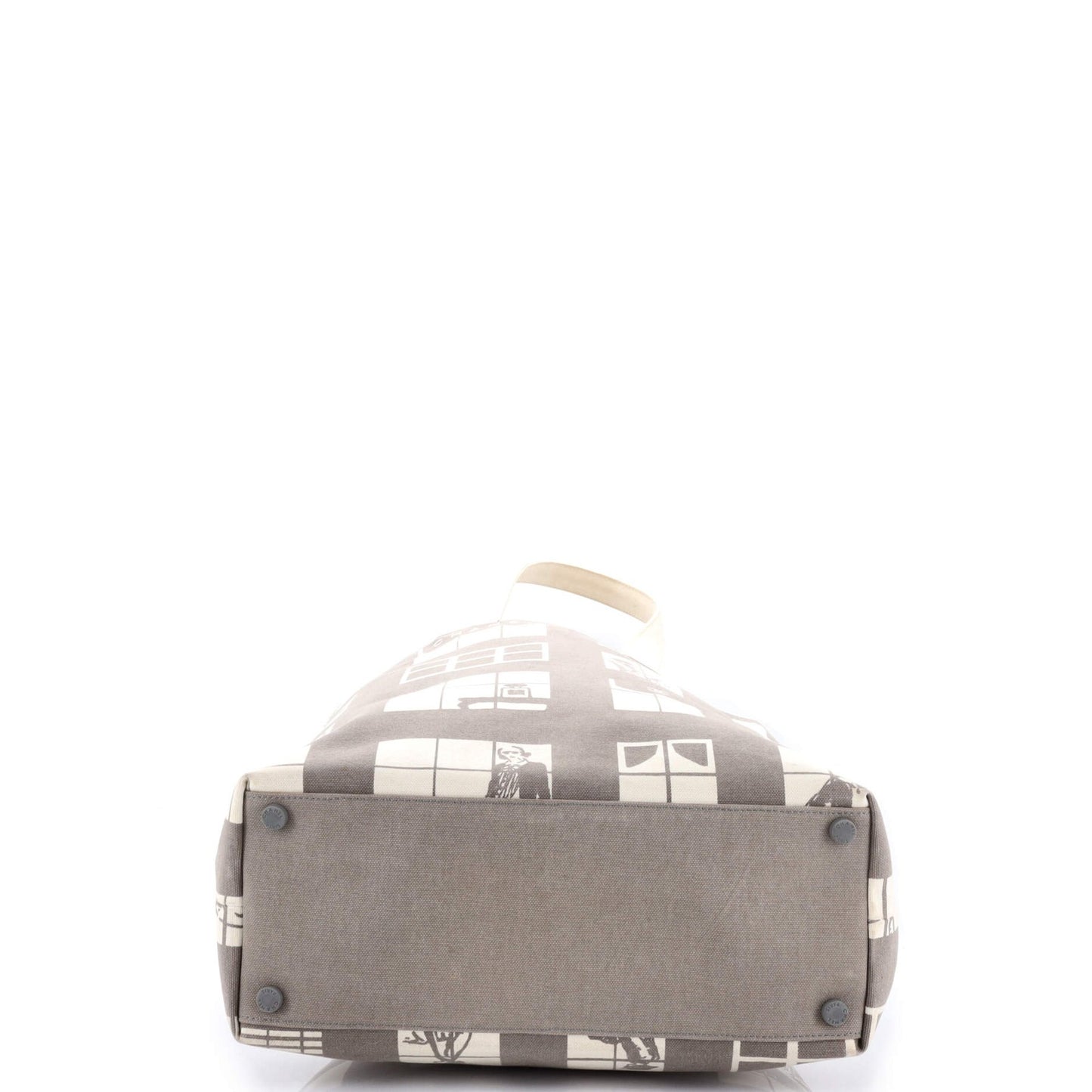 Chanel Coco Window Tote Printed Canvas Large