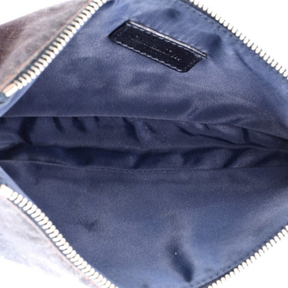 Christian Dior Vintage Saddle Bag Diorissimo Denim Mini