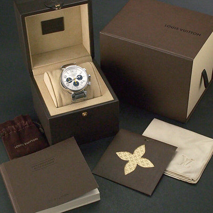 Louis Vuitton Tambour Chronograph Q112E Watch Men