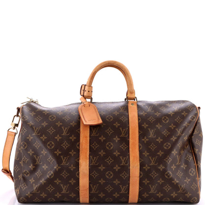 Louis Vuitton Keepall Bandouliere Bag Monogram Canvas 50