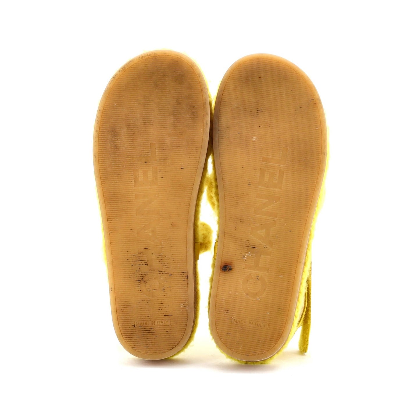 Chanel Women'S Cord Dad Sandals Quilted Leather