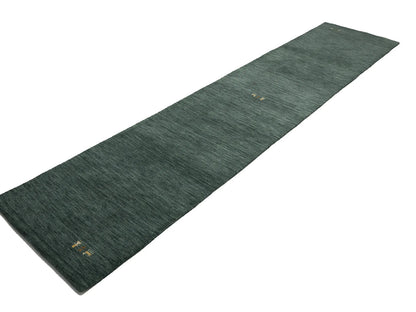 Pictorial Dark Green Tribal 3X12 Gabbeh Modern Runner Rug Kitchen Hallway Carpet