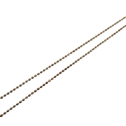 Ribbon Motif Diamond Necklace K18Pg