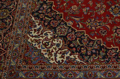 Vintage Traditional Signed Oriental Rug Handmade