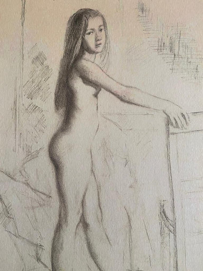 Balthus Lithograph Coa Signed Numbered Stamped (Egon Schiele)