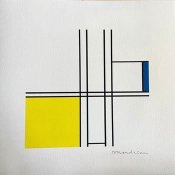 Piet Mondrian, Lithograph Coa Numbered