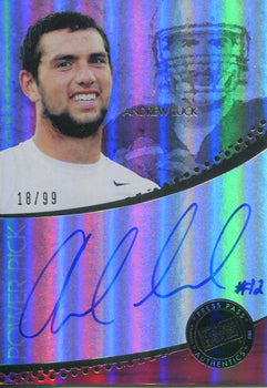 Andrew Luck Autographed 2012 Press Pass Rookie Card