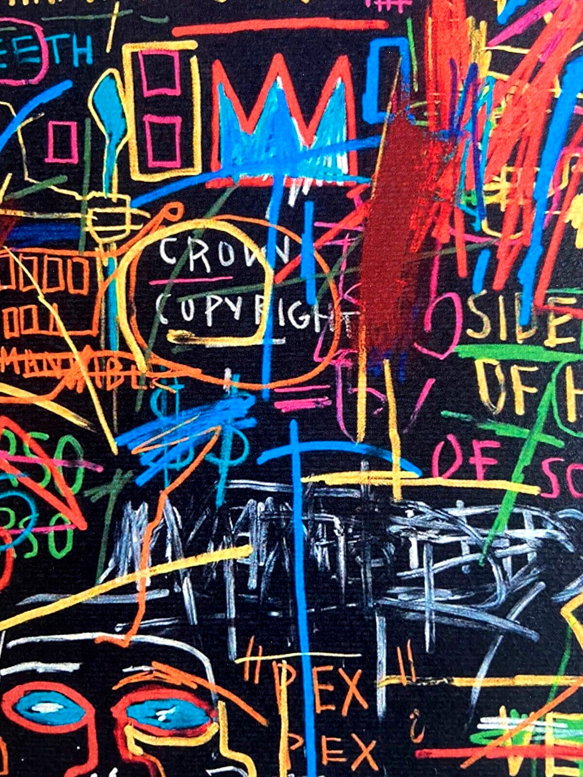 Jean-Michel Basquiat Lithograph Coa Signed Numbered