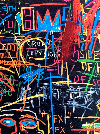 Jean-Michel Basquiat Lithograph Coa Signed Numbered