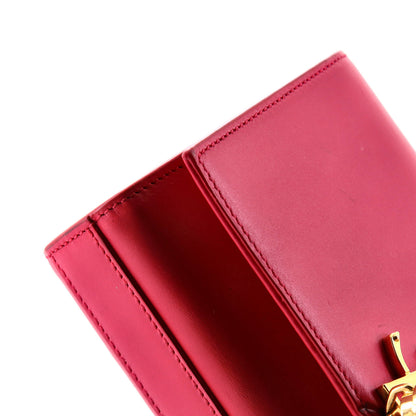 Saint Laurent Classic Monogram Tassel Crossbody Bag Leather Small