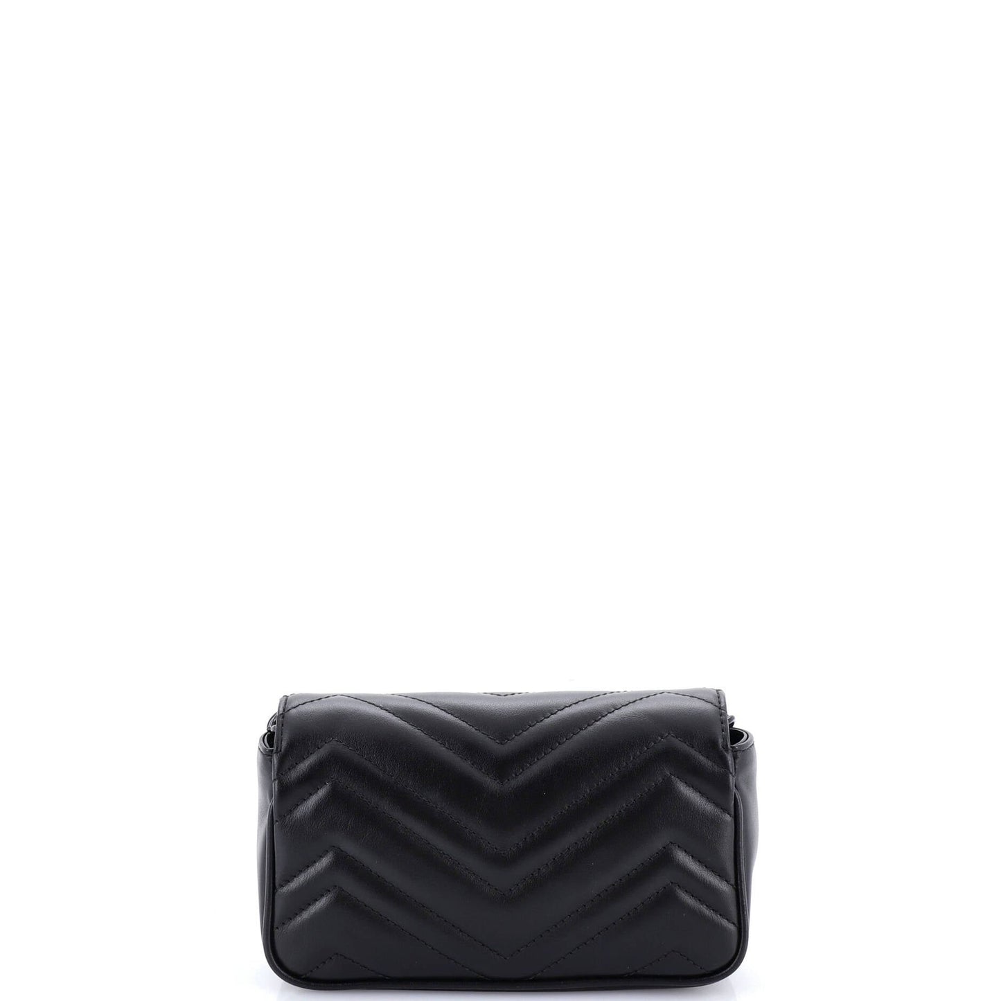 Gucci Gg Marmont Flap Belt Bag Matelasse Leather