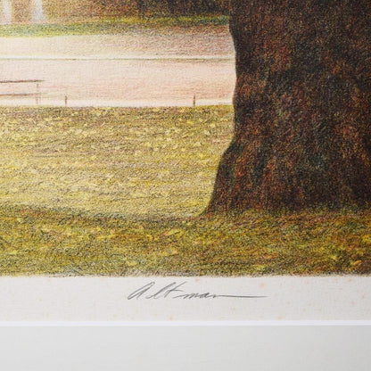 Harold Altman "Two Trees" Original Lithograph