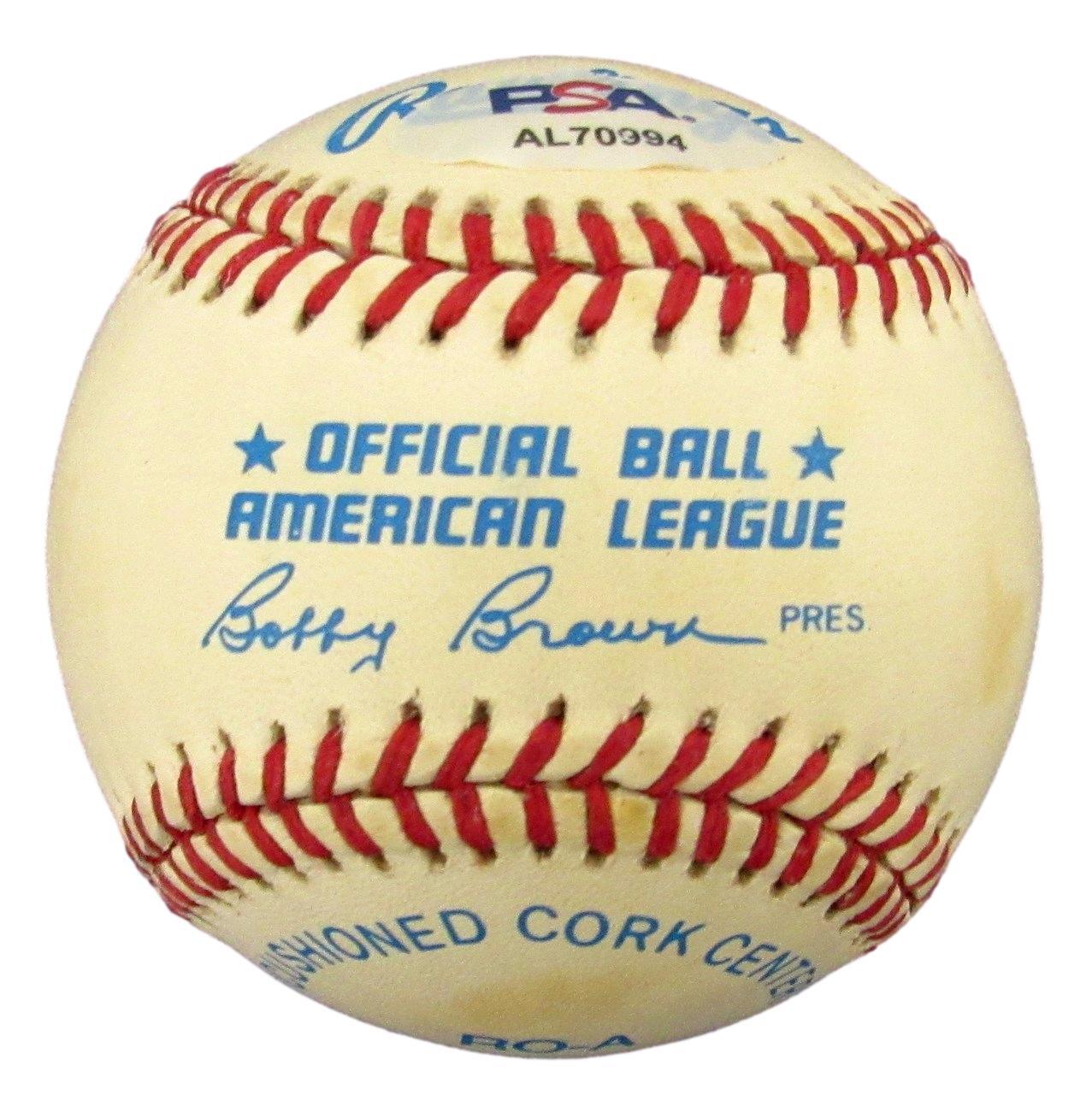 Warren Peace Autographed Oal Baseball Negro Leagues Newark Eagles Jsa 180301