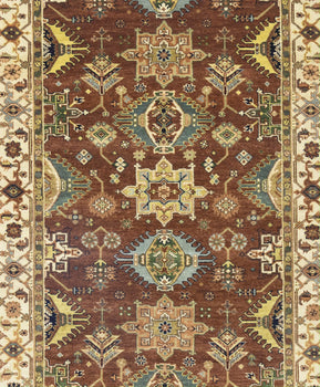 5X8 Ft Farmhouse Tribal Geometric Rug