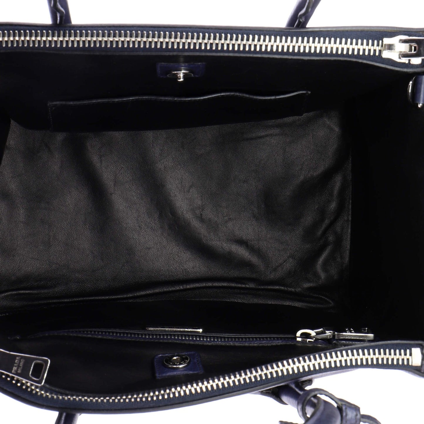Prada Twin Pocket Convertible Tote Leather Medium
