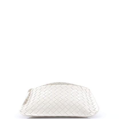 Bottega Veneta Cradle Fold Over Shoulder Bag Intrecciato Leather
