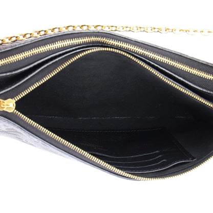 Louis Vuitton Double Zip Pochette Monogram Empreinte Leather