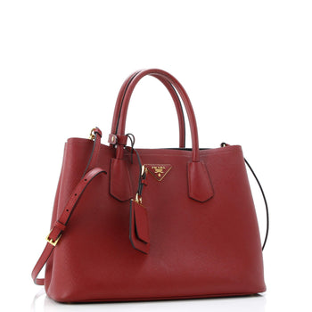 Prada Cuir Double Tote Saffiano Leather Medium