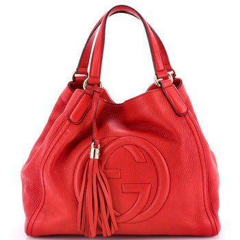 Medium Gucci Soho Shoulder Bag Leather