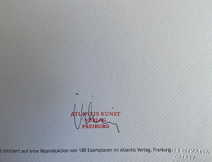 Josef Albers Lithograph Coa Signed Op Numbered 180 Piet Mondrian