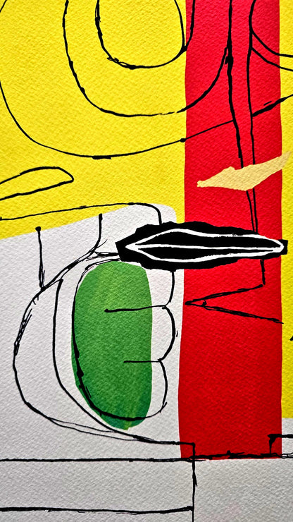 Le Corbusier Lithograph Coa Cachet Certified/Numbered A Hand