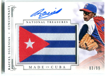 Raicel Iglesias Autographed Panini Card #3/99