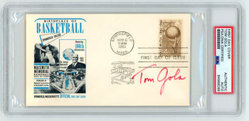 Tom Gola First Day Cover Autographed Psa/Dna