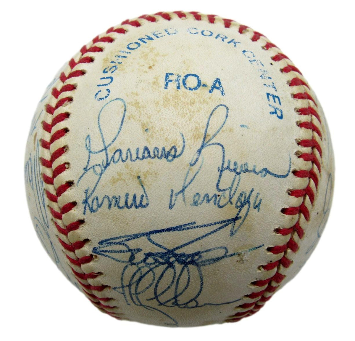 1997 New York Yankees Team-Signed by (21) OAL Baseball PSA/ DNA 209924