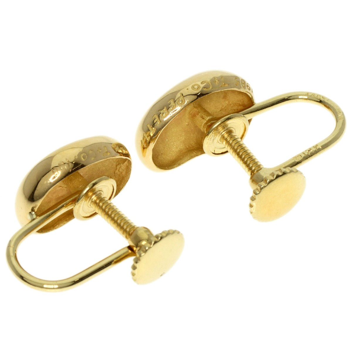 Tiffany&Co. Bean Earring K18 Yellow Gold Ladies []