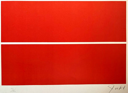 Donald Judd Lithograph Coa Signed Numbered Stamped (In 180 Ex)