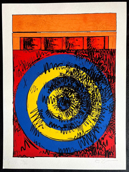 Jasper Johns Lithograph Coa Signed Op Numbered Limited Edition In 180Es