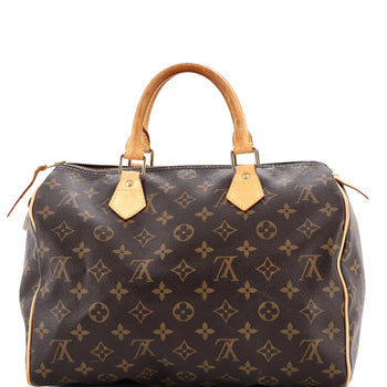 Louis Vuitton Speedy Handbag Monogram Canvas 30