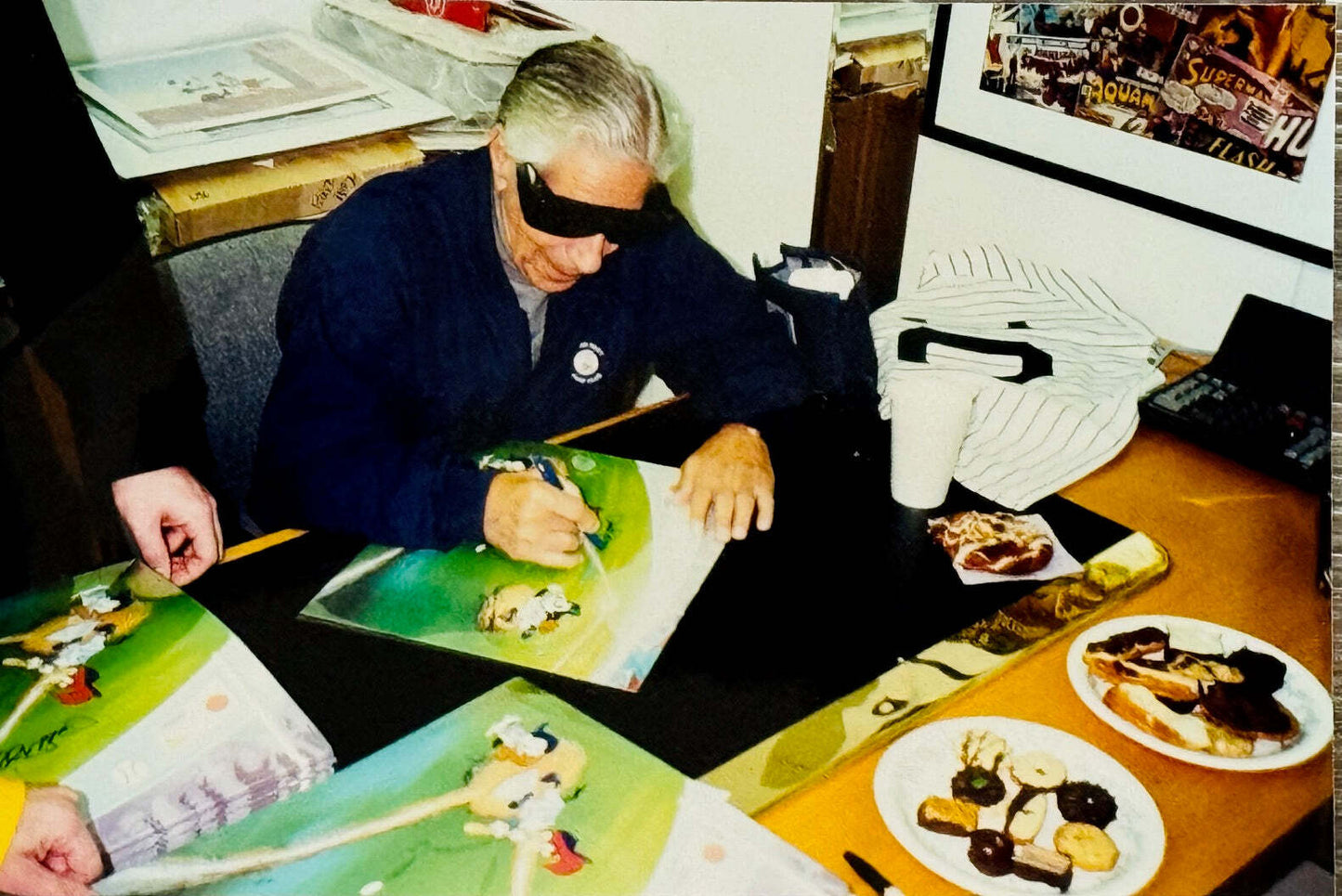 Reggie Jackson Signed "Woody Gets A Hit" Special Edition Cel Apiv / Xxv Upper De