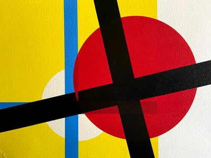 Laszlo Moholy-Nagy Lithograph Coa Signed Op Numbered In Pencil