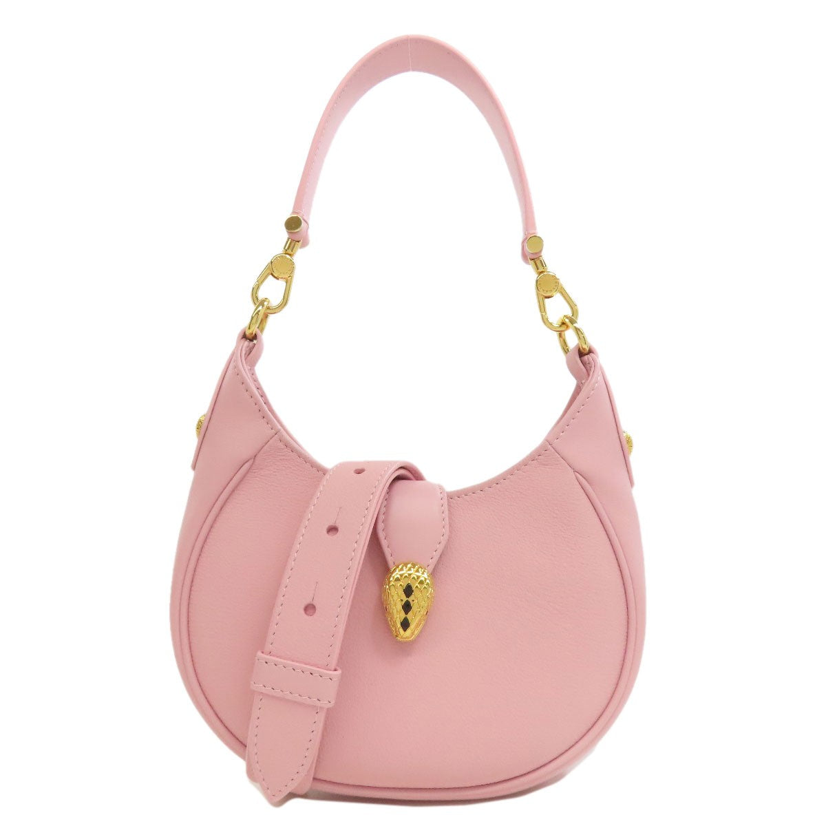 Leather BVLGARI Semperti Ellipse Small 2WAY Handbag