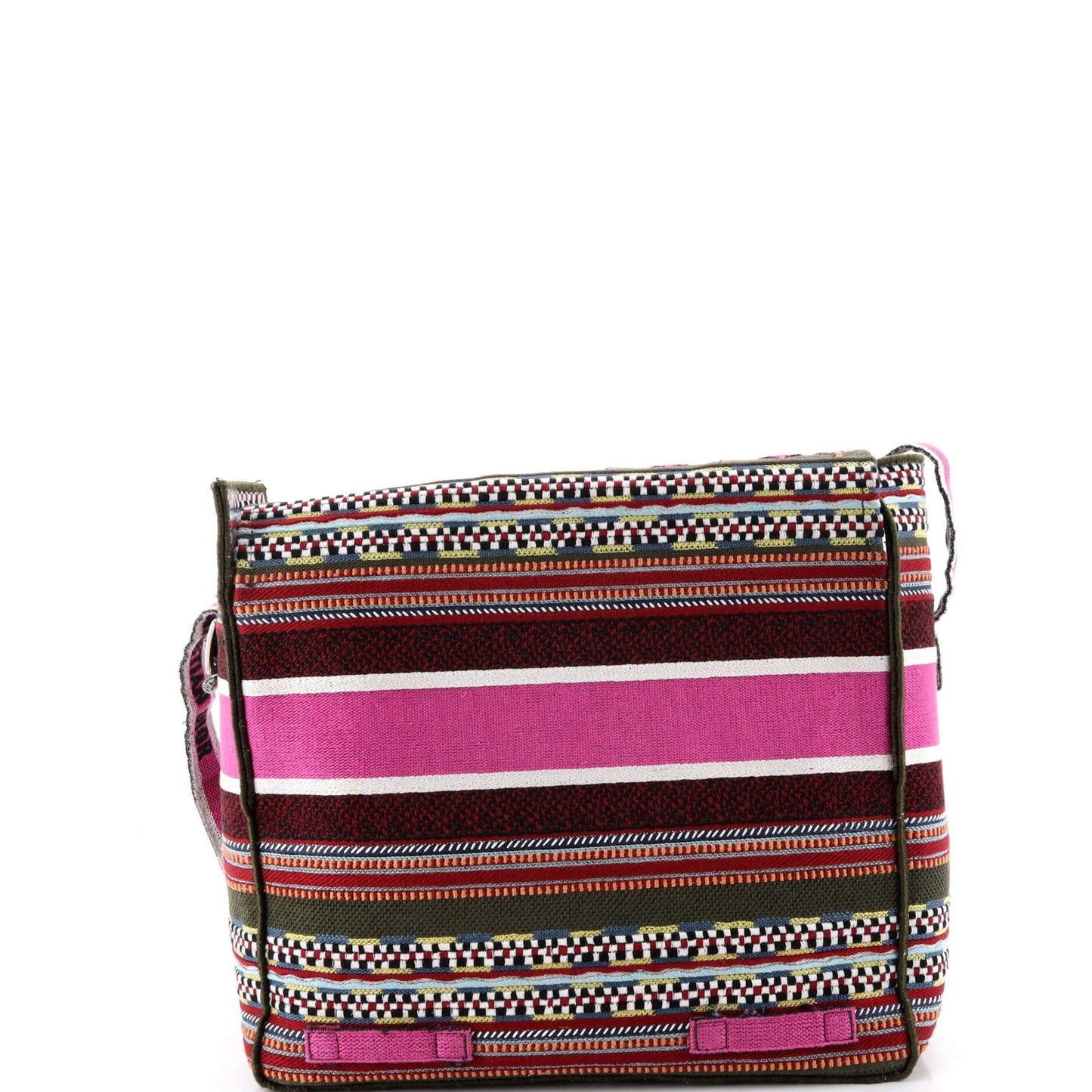 Christian Dior Diorcamp Messenger Bag Embroidered Canvas