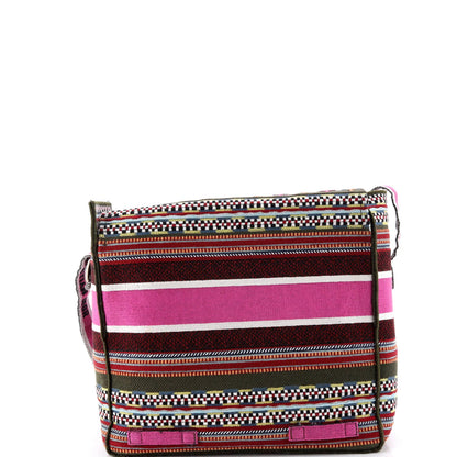 Christian Dior Diorcamp Messenger Bag Embroidered Canvas