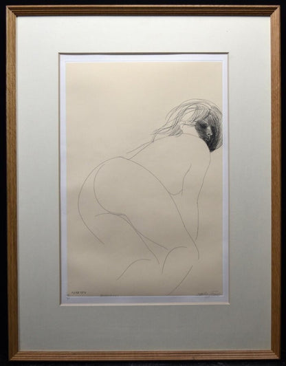 Emilio Greco (Italian) Signed Etching Framed 1974 Numbered