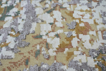 Oriental Area Rug Distressed Carpet Muted Wool Silk Bamboo 5X8 Home Dcor