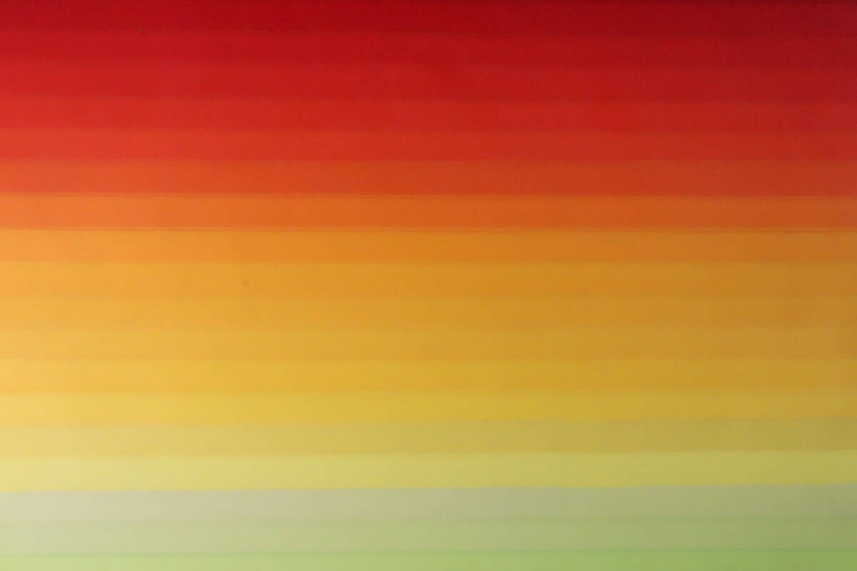Rainbow Series Original Silkscreen 1966 Autographed 25 Ay O