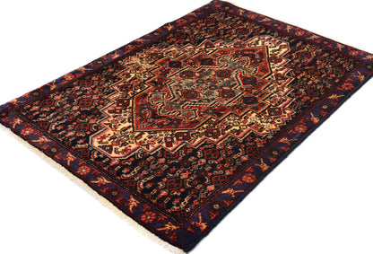 Handmade Farmho Boho Geometric Style Oriental Rug