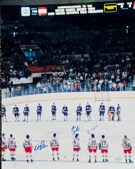 Ron Greschner Ron Duguay Mario Marois Autographed
