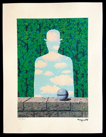 Ren Magritte Lithograph Coa Signed Numbered Hand Limited