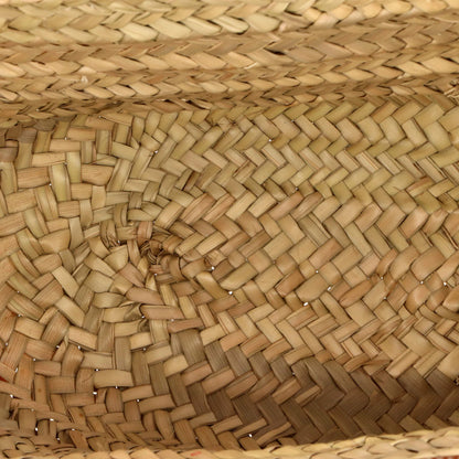 Celine Triomphe Basket Shoulder Bag Raffia With Leather Medium