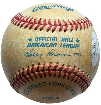 Whitey Ford Autographed Official American League Baseball (Jsa)