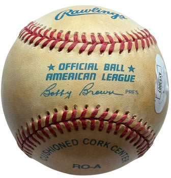 Whitey Ford Autographed Official American League Baseball (Jsa)