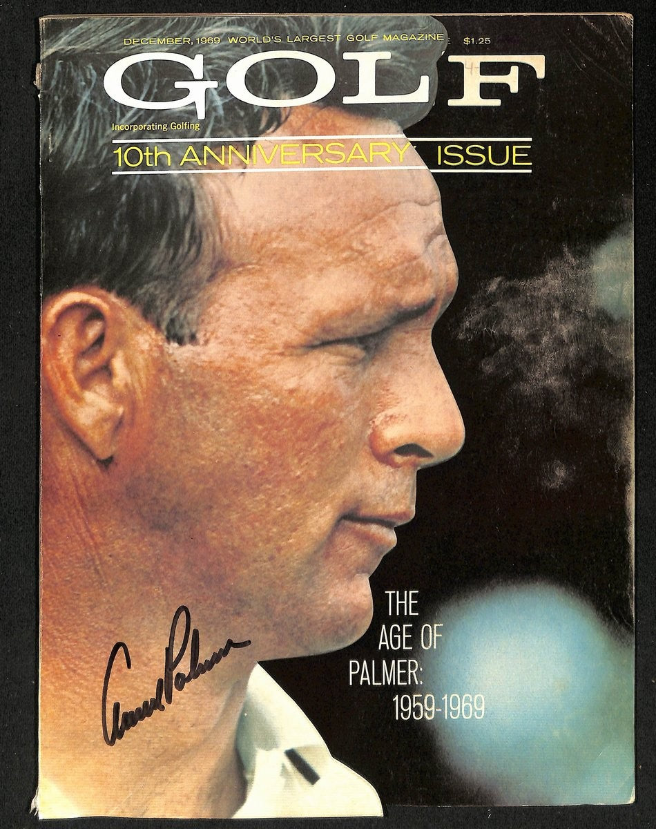 Arnold Palmer Signed/Autographed Dec 1969 Golf Magazine Nolabel Jsa 194963