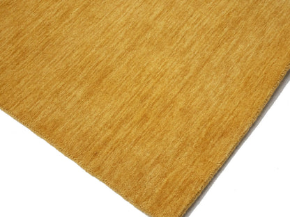 Golden Peach Solid Design Hand-Loomed 8X10 Gabbeh