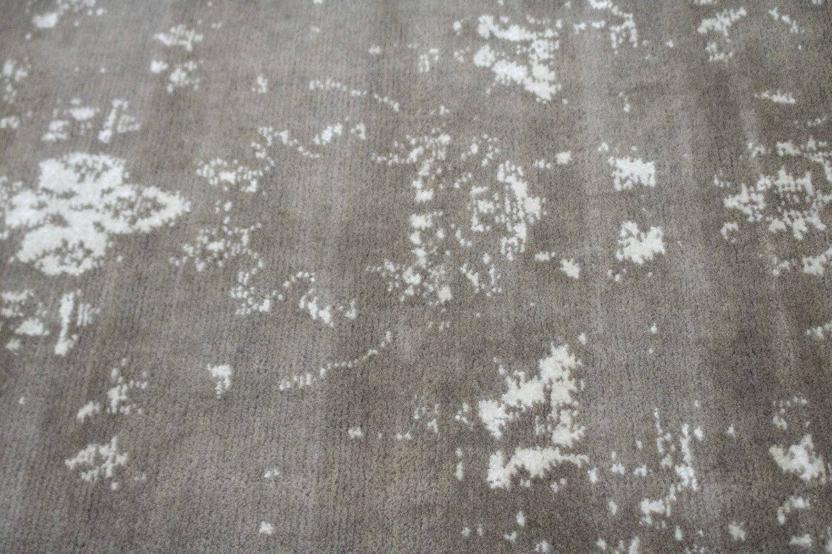 Modern Distressed Hand Knotted Carpet Home Area Rug 6x8 ft